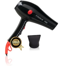 Resim Nikadu 3000 Salon Tip Profesyonel Fön Makinesi 2500w 