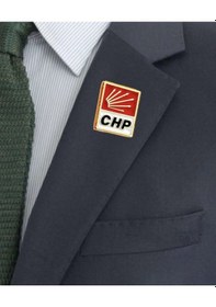 Resim Chp ''cumhuriyet Halk Partisi'' Yaka Rozeti 
