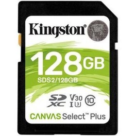 Resim 128GB SDXC Canvas Select Plus 100R C10 UHS-I U3 V30 SDS2/128GB 