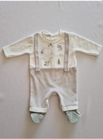 Resim Bebek Tulum Ayaklı Bebek Tulum Çok Renkli 