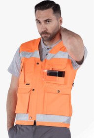 Resim Yıldırımlar Giyim Reflektörlü Çok Cepli Yelek 