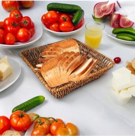 Resim Çok Amaçlı Kare Sepet Kare Ekmek Sepeti Kare Meyve Sepeti Diğer 