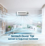 Resim Simtech SİMTECH KM-2514 DUVARTİPİ SERAMİK ISITICI VE VANTİLATÖR 
