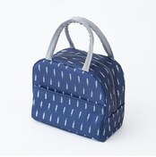 Resim Su Geçirmez Yalıtımlı Astarlı Taşınabilir Yalıtımlı Öğle Yemeği Çantası Çok Renkli 