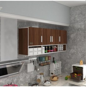 Resim Kenzlife hazır mutfak konsta cvz 060*150*32 mutfak banyo dolabı kapaklı raflı 