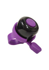 Resim Sarissa Çocuk Bisikleti Zil 1. Kalite Plastik Gövde Metal Çan Mor Siyah Mor - Siyah 