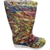 Resim metro ayakkabı dünyası Kadın naylon çizme yeni sezon kaymaz su geçirmez donmaz astarsız 