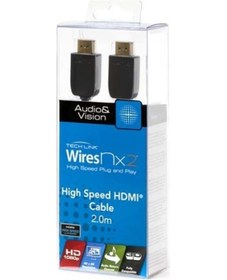 Resim Techlink 710202 Hdmı Plug - Hdmı Plug Kablo 2Mt. 