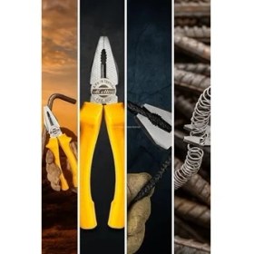 Resim Storemax Dövme Çelik, 180 MM, Turuncu Saplı, Lüks, Kombine, Dayanıklı, Ergonomik Tutma Yüzeyli, Premium Kalite, El Aleti 