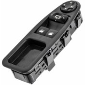 Resim FESAN Citroen Jumpy Sol Çiftli Cam Açma Düğmesi Anahtarı 2007--2013 Katlanır 