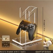 Resim Topnotch 2 Katmanlı Nintendo Switch Aksesuar Tutucu Taşınabilir Masaüstü Konsol Askılık 
