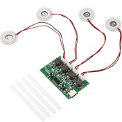 Resim DC5V Tip-C Mini Nemlendirici Dıy Kitleri Mist Maker ve Sürücü Devre Kurulu 4 Fogger Atomizasyon Filmi Atomizer Sayfası (Yurt Dışından) 