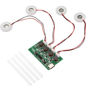 Resim DC5V Tip-C Mini Nemlendirici Dıy Kitleri Mist Maker ve Sürücü Devre Kurulu 4 Fogger Atomizasyon Filmi Atomizer Sayfası (Yurt Dışından) 