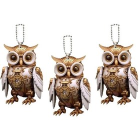 Resim Suntek 3 Adet Jenerik Araba İç Dekorasyon Akrilik Hayvan Stil-c 