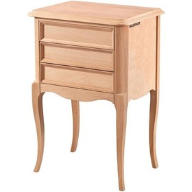 Resim Masifart Vítal Rustik 3 Çekmeceli Komodin Cilasız Ham Diğer 