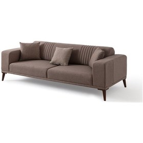 Resim Regnar 3+3 Koltuk Takımı Kahverengi Kahverengi 