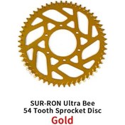 Resim Cloudstore Sur Ron Ultra Bee 54 Dişli Altın Alüminyum Zincir Dişlisi - Dayanıklı Ve Kolay Montaj 