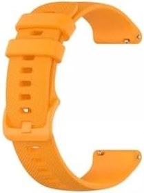 Resim Gpack Honor Watch Magic 2 46mm ile Uyumlu Benekli Kançalı Silikon Kordon, Turuncu 