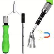 Resim 32 in 1 Hassas Manyetik Tornavida Seti - Çok Fonksiyonlu Bakım Kiti Telefon ve Dizüstü Bilgisayar Tamiri İçin Hex, Torx, Phillips Başlıkları - Elektronik Tamiri Tutkunları ve Teknisyeni İçin - Gadget Severler İçin İdeal Hediye 