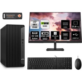 Resim Hp Pro Tower 290 G9 Intel Core I5 13500 32GB 256GB SSD GT1030/4GB 23.8" Fhd Monitör W11P 8T2W9ES Masaüstü Bilgisayar & Per4 USB Bellek 8T2W9ESMNT3426 