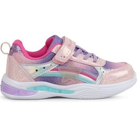 Resim Buckhead Stary Kız Çocuk Pembe Işıklı Spor Ayakkabı Buck3024-009 Pembe 