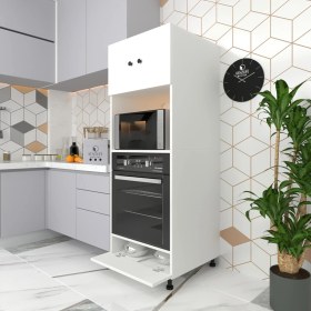 Resim Kenzlife fırın dolabı halide byz 162*60*56 mutfak kapaklı ayaklı banyo kiler ofis 