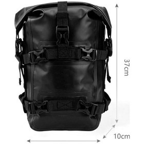 Resim Novahub Su Geçirmez 8l Motosiklet Çantası - Pvc, Ayarlanabilir Omuz Askısı Sarı, 37x19x10cm Kapasite 8l Sarı 