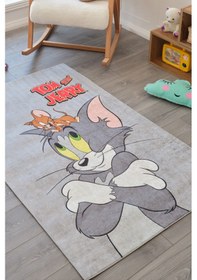 Resim Karaca Home Dekoratif Art Tom Ve Jerry Bebek Çocuk Genç Odası Halısı Bebek Çocuk Genç Odası Halısı 