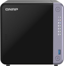 Resim QNAP TS-432X-4G004 4GB 2x2TBHDD 4x3.5" SATA Desteği RAID(0) NAS Depolama Ünitesi 