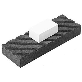 Resim Reedark Bıçak Taslağı Seti - Silikon Karbür Taslağı + Düzeltici - Yuvalı Sabitleyici İle 3 Adımda Keskinleştirme 