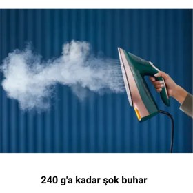 Resim Philips 3000 W Gücü ve Kireç Önleme Sistemi ile DST8030/70 Azur Serisi Buharlı Ütü 