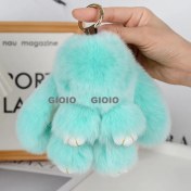 Resim Silver1 Gıoıo Yeni Sevimli Gerçek Saç Tilki Küçük Cinderblock Saç Araba Anahtarlık Kolye Ins Pixie Peluş Top Çanta Aksesuarları (Yurt Dışından) 