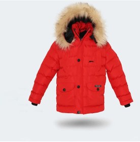 Resim Slazenger NAPOLI Çocuk Kırmızı Mont & Kaban 