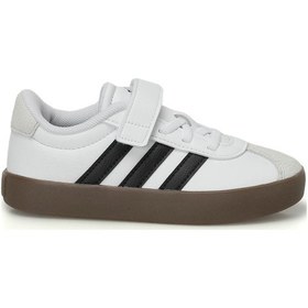 Resim Adidas Vl Court 3.0 El C Beyaz Erkek Çocuk Sneaker 000000000101993693 Beyaz - Siyah 