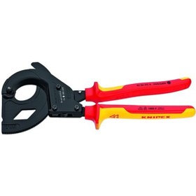 Resim Knipex CIRCIR MEKANİZMALI KABLO MAKASI 315 mm 