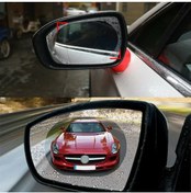 Resim KYLE XM Oto Ayna Yağmur Kaydırıcı Film 2 Adet yağmur geçirmez Film Anti-fog Film 