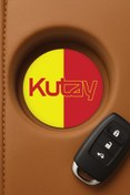 Resim Cekuonline KişiyeÖzel İsim Ad Yazılı Oto Araç İçi Pleksi Bardak Altlığı HD 7x7cm Oto12 