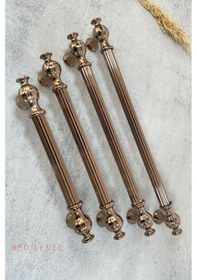 Resim Hitit 128 Mm Bronz Modern Metal Kulp Modelleri Lüks Country Mutfak Dolap Çekmece Mobilya Kulbu Bronz 