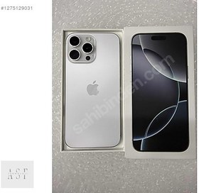 Resim Apple iPhone 16 Pro Max İkinci El YD | 512 GB | Beyaz 