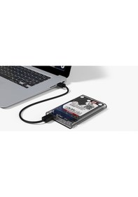 Resim 2.5 İnç Sata Usb 3.0 Harddisk Kutusu Şeffaf Orıco Sata Hdd Kutusu 