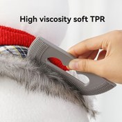 Resim 1/2 adet Taşınabilir Silikon Evcil Hayvan Tüyü Temizleme Fırçası - Halılar, Koltuklar ve Giysiler için Uygun, Güç Gerektirmez 