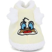 Resim Tavşanlı Kreş Ev Okul Ayakkabısı Çocuk Panduf Kırık Beyaz 