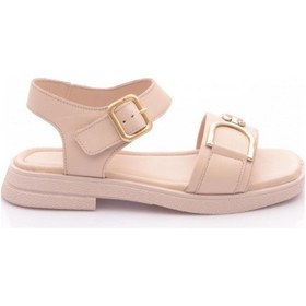 Resim Dgn 300-3656 Kadin Sandalaet Bej 