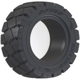 Resim ATİRE Atire 8.25-15 Segmanlı Premium Plus Rock Solid Siyah Dolgu Forklift Lastiği 