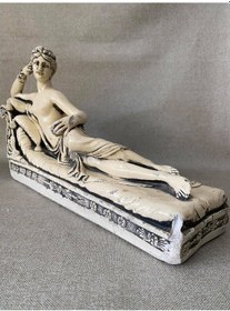 Resim Antika Nü Kadın Heykeli - Alçı Kadın Biblo 