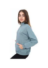 Resim Toontoy Kız Çocuk Nakışlı Hırka Mavi 