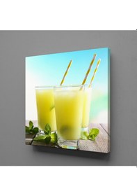 Resim Limonata Kanvas Tablo 200x200cm 