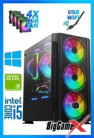 Resim BigGameX İntel I5-10400f | 16gb Ddr4 Ram | 512gb Ssd | Gtx1050ti Oyuncu Masaüstü Bilgisayarı 