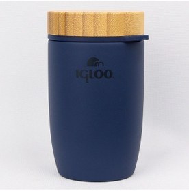 Resim Igloo Bamboo Food Jar 500ml Yemek Termosu Matara Lacivert 