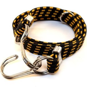 Resim Bagaj Lastiği Kalın Çelik Kancalı 15mmx5mmx100cm A+++ Kalite Sarı 